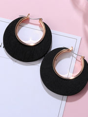 Load image into Gallery viewer,  Black &amp; Gold Acrylic Earrings
