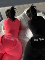 Load image into Gallery viewer, Long Sleeve Bodycon Jumpsuit
