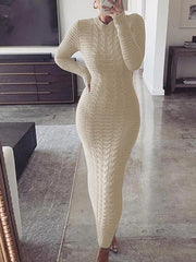 Load image into Gallery viewer, Turtleneck Sweater Dress
