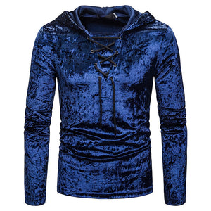 Long Sleeve Hoodie Velvet T-Shirt