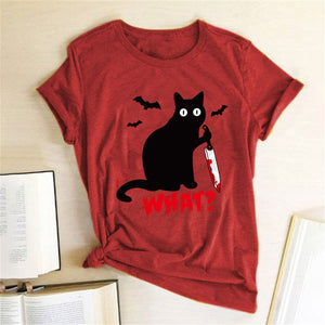 Murderous Black Cat T-Shirt