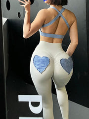 Load image into Gallery viewer, Scrunch Butt Leggings With Hearts
