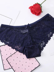 Load image into Gallery viewer, Sexy Low Waist Floral Lace Panties

