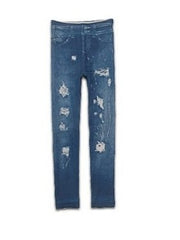 Load image into Gallery viewer, Slim Faux Denim Jeans Leggings W/ Pockets
