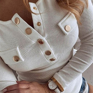 Sweater w/ Buttons