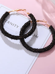 Load image into Gallery viewer,  Black &amp; Gold Acrylic Earrings
