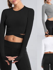 Load image into Gallery viewer,  Long Sleeve Fitness Top
