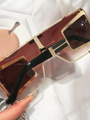 Load image into Gallery viewer, Oversized Square Flat Sunglasses For Women
