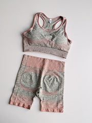 Load image into Gallery viewer, Long Sleeve Top &amp; Legging Fitness Outfit
