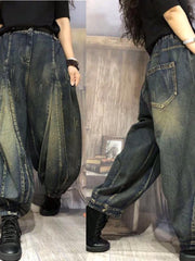 Load image into Gallery viewer, Oversize Denim Pants
