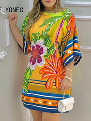 Load image into Gallery viewer, Elegant Tropical Dress

