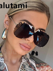 Load image into Gallery viewer,  Vintage Shield Sunglasses For Women