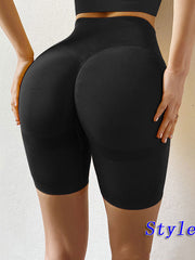 Load image into Gallery viewer,  High Waist Booty shorts Enhancer Leggings
