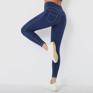 High Waist Denim Leggings