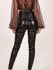 Load image into Gallery viewer, Scrunch Leather Pants
