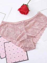 Load image into Gallery viewer, Sexy Low Waist Floral Lace Panties
