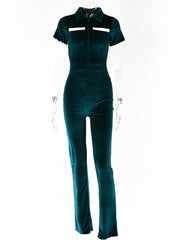 Load image into Gallery viewer, Velvet Jumpsuit
