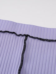 Load image into Gallery viewer, Long Sleeve Front Lace-Up Top &amp; Skirts
