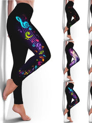 Load image into Gallery viewer, Cool Art Print Leggings

