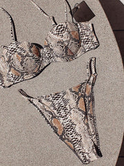 Load image into Gallery viewer, Snakeskin Bikini
