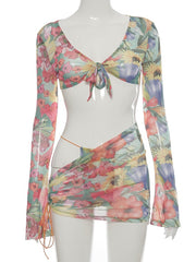 Load image into Gallery viewer, Sheer Top &amp; Skirts
