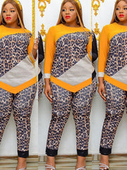 Load image into Gallery viewer, Leopard Print Two-Piece Set
