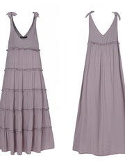 Load image into Gallery viewer, V-Neck Ruffles Sundress
