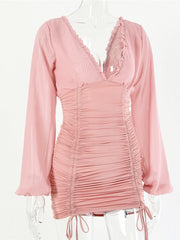 Load image into Gallery viewer, Bodycon Ruffle Dress
