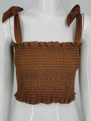 Load image into Gallery viewer, Tube Crop Top with Bow Tie 
