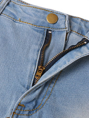 Load image into Gallery viewer, Denim Tassel Skirt
