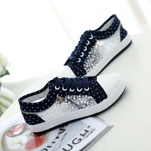 Lace & Canvas Sneakers