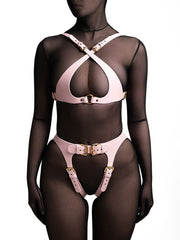 Load image into Gallery viewer, Faux Leather Lingerie Harness
