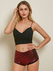 Load image into Gallery viewer, Sexy Mermaid Fish Scale shorts
