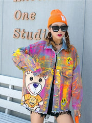 Load image into Gallery viewer, Colorful Graffiti Jacket