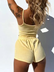 Load image into Gallery viewer,  Cute Crop Top &amp; Shorts Set
