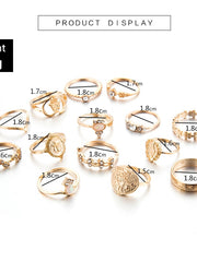Load image into Gallery viewer, Boho15 Pcs/Set Rings for Women
