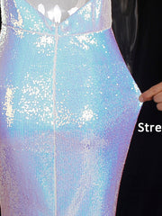 Load image into Gallery viewer, White Sequined Gown
