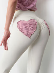 Load image into Gallery viewer, Scrunch Butt Leggings With Hearts
