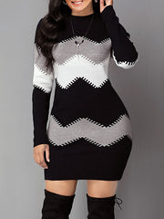 Load image into Gallery viewer, Long Sleeve Sweater Dress
