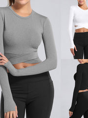 Load image into Gallery viewer,  Long Sleeve Fitness Top
