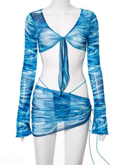 Load image into Gallery viewer, Sheer Top &amp; Skirts
