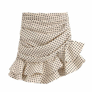 Polka dot High-waisted Skirt