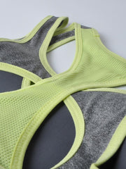 Load image into Gallery viewer, High Impact Mesh Panel Sports Bra
