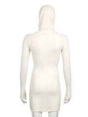 Load image into Gallery viewer, Long-Sleeve Hooded Dress
