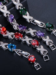 Load image into Gallery viewer, Sterling Silver Gemstone Bracelets

