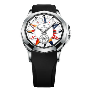 Watch With Nautical Flag Dial