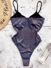 Load image into Gallery viewer, Glitter Print Bikini
