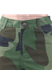 Load image into Gallery viewer, Camo Wide Flared Legs Women&#39;s Pants
