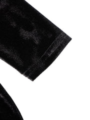 Load image into Gallery viewer, Long-Sleeve Velvet Dress
