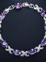 Load image into Gallery viewer, Sterling Silver Gemstone Bracelets
